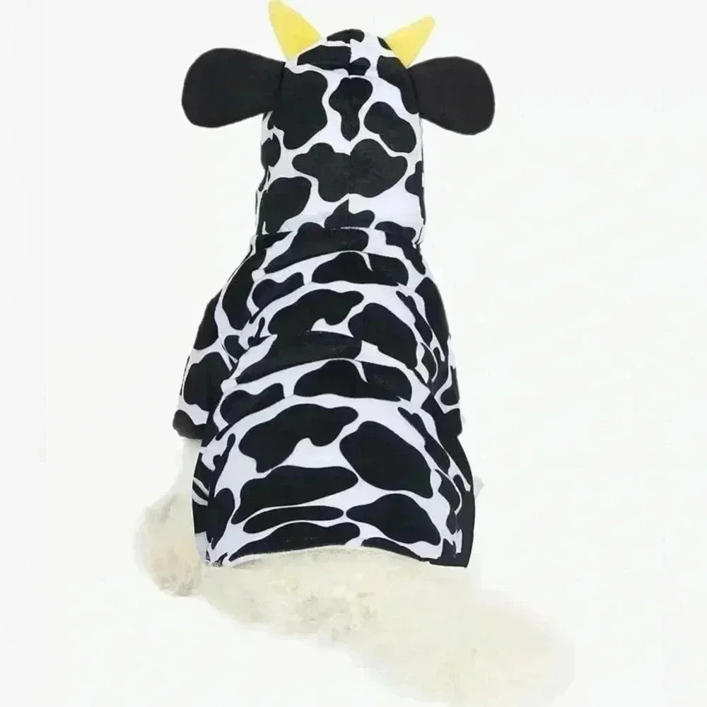 New Spooktacular Creations Pet Costume Dog Milk Cow Costume Size M - Picture 5 of 9